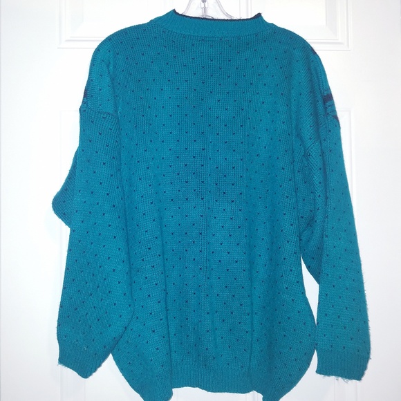 Vintage Knit Oversized Pullover Sweater Medium - Picture 6 of 10
